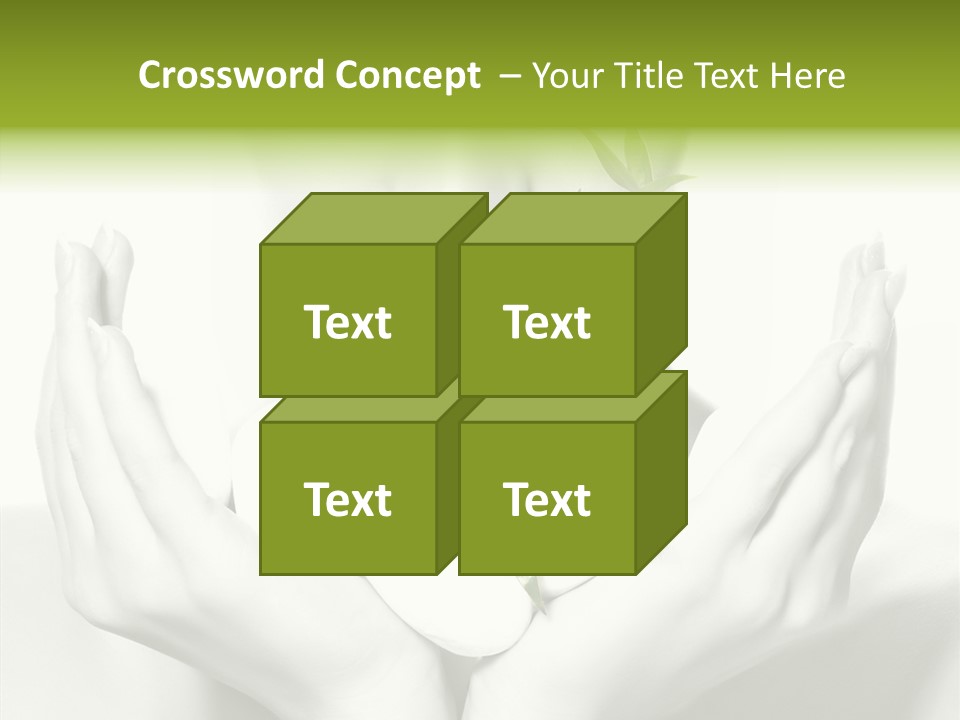 Young Closeup Human PowerPoint Template