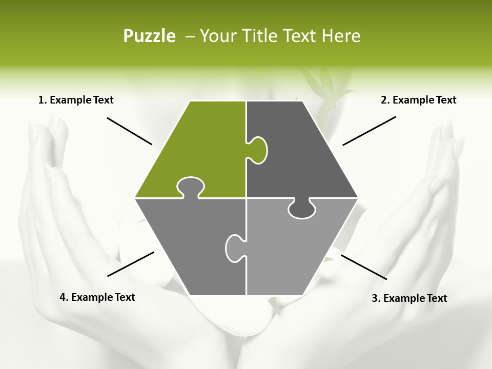 Young Closeup Human PowerPoint Template