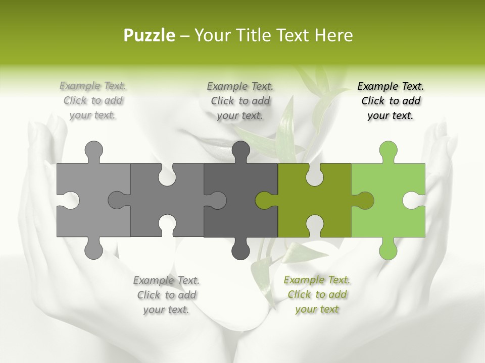 Young Closeup Human PowerPoint Template