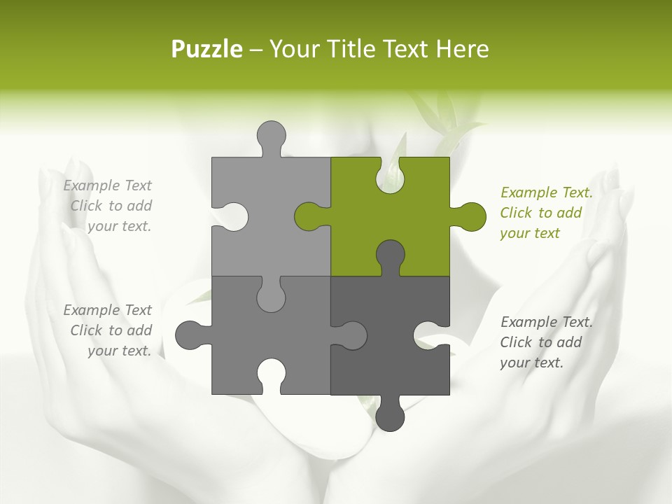 Young Closeup Human PowerPoint Template