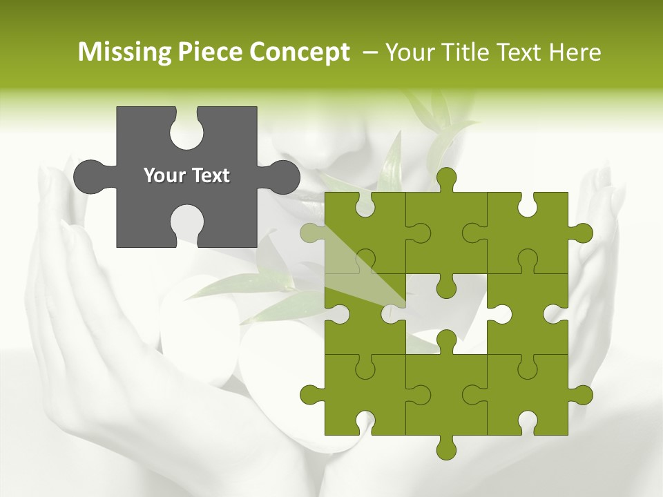 Young Closeup Human PowerPoint Template