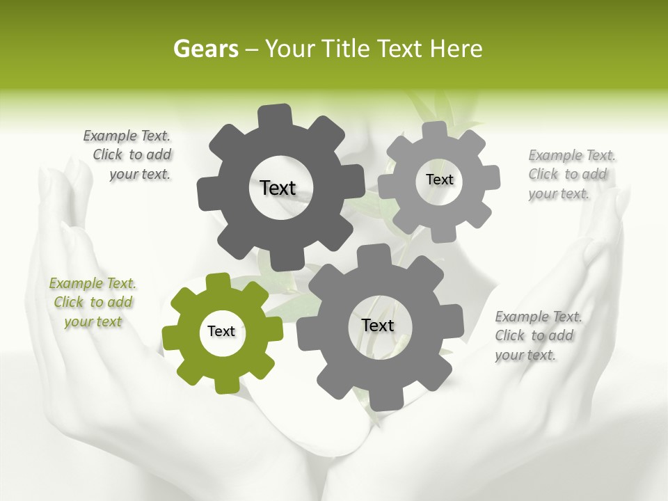 Young Closeup Human PowerPoint Template