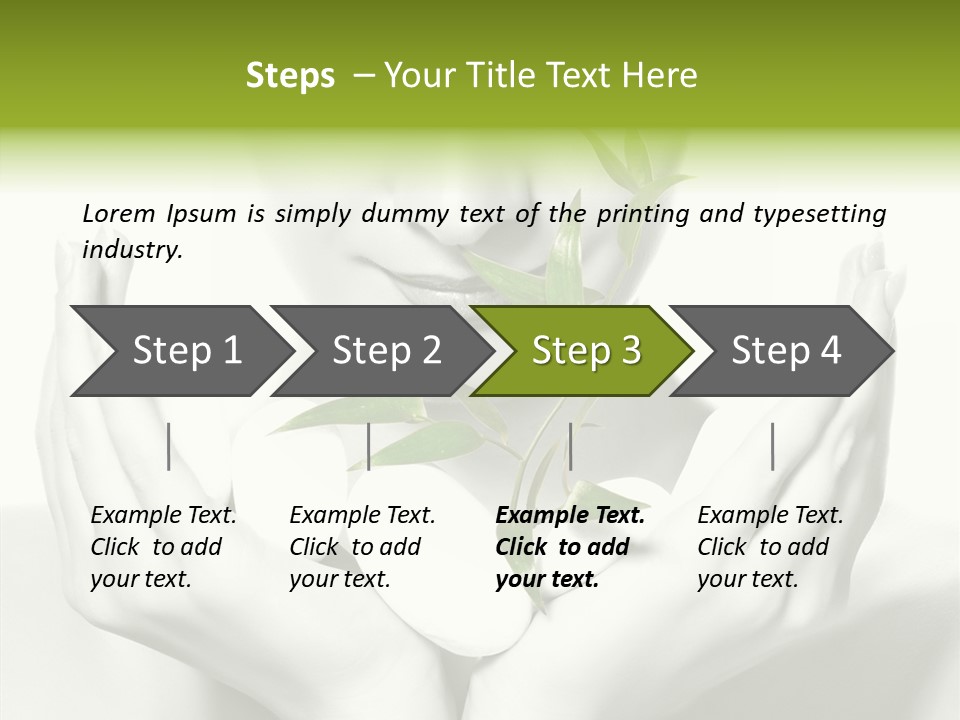 Young Closeup Human PowerPoint Template