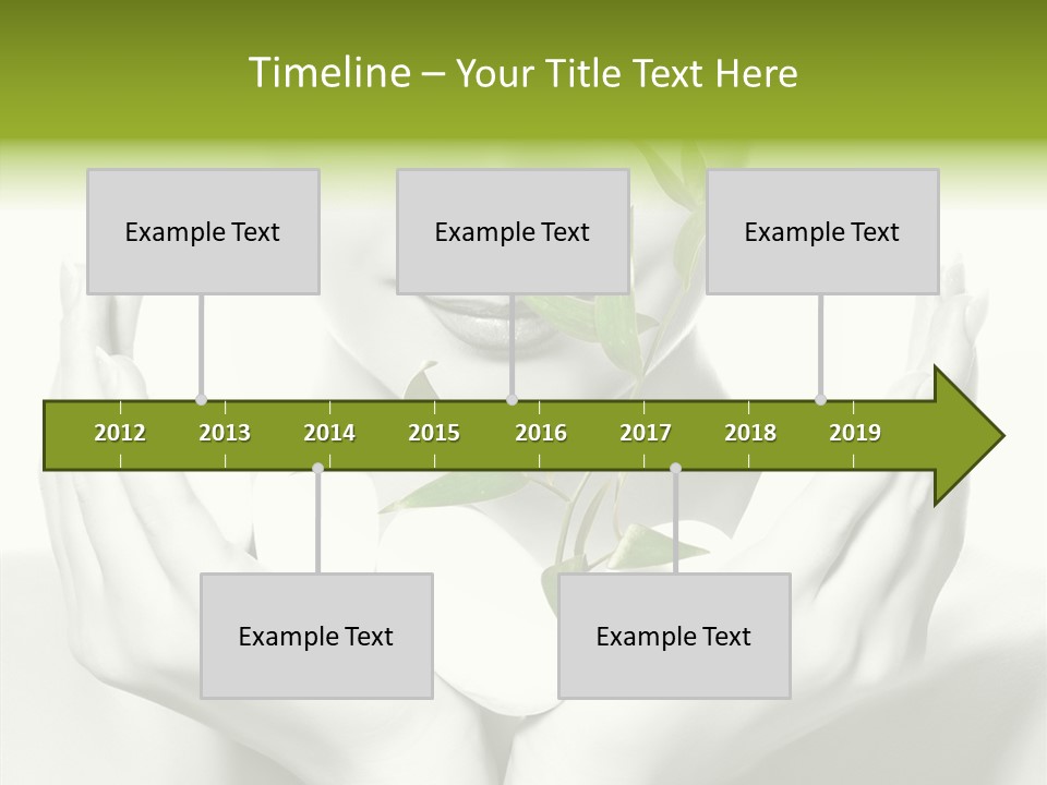 Young Closeup Human PowerPoint Template