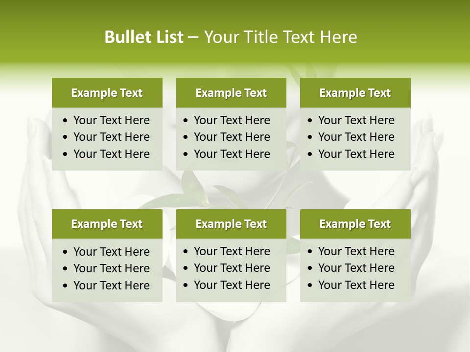 Young Closeup Human PowerPoint Template