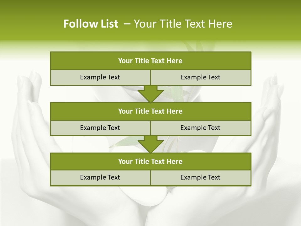 Young Closeup Human PowerPoint Template