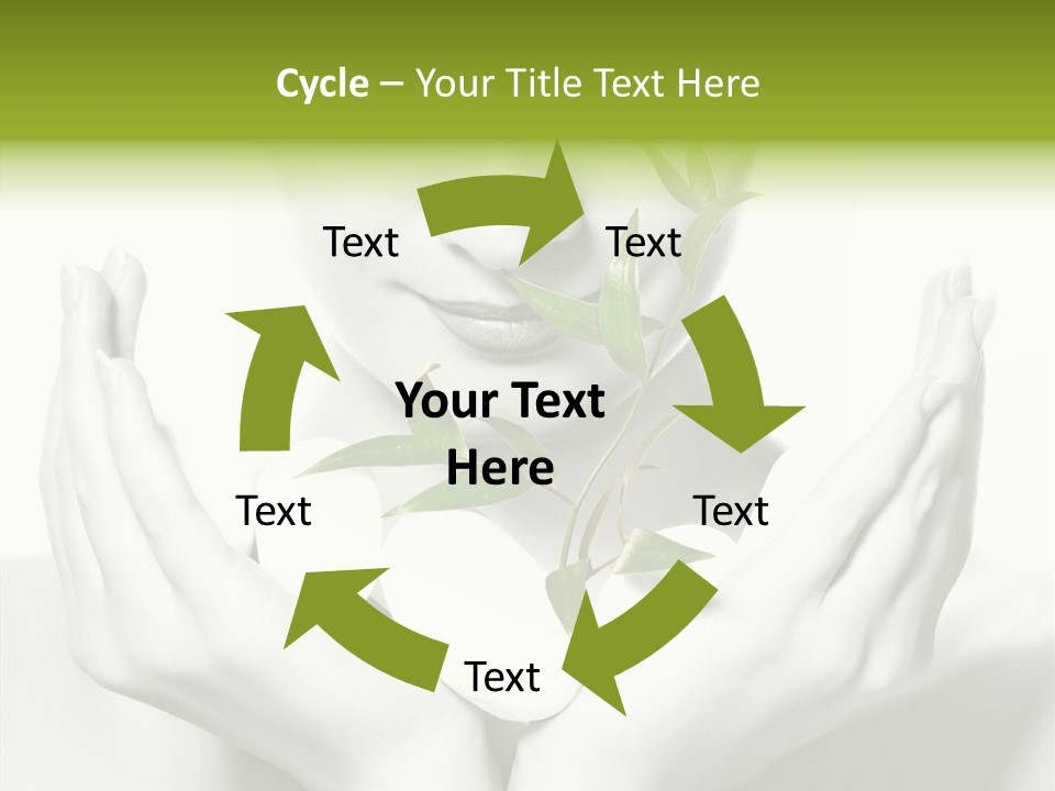 Young Closeup Human PowerPoint Template