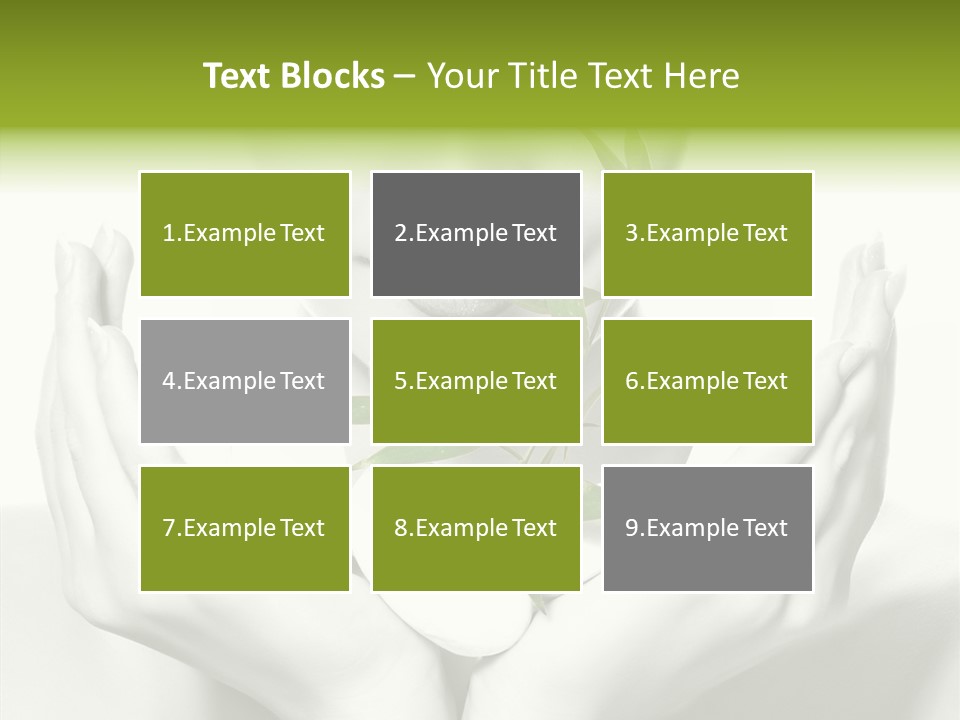 Young Closeup Human PowerPoint Template