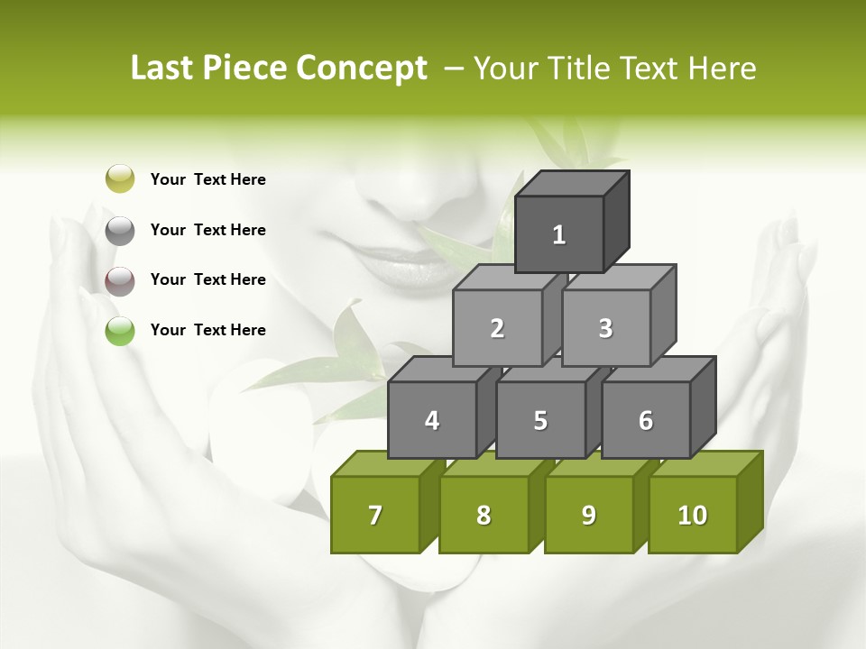 Young Closeup Human PowerPoint Template