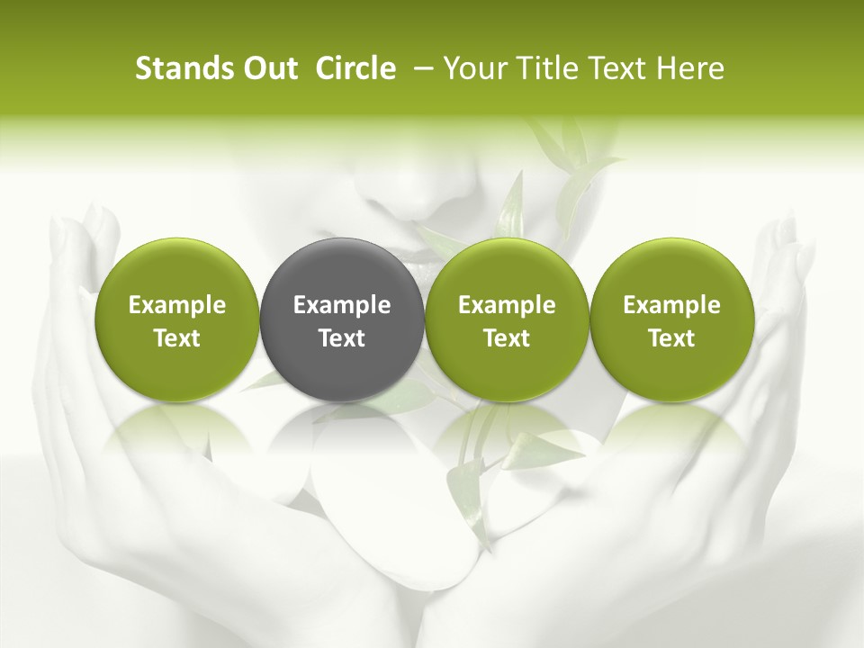 Young Closeup Human PowerPoint Template