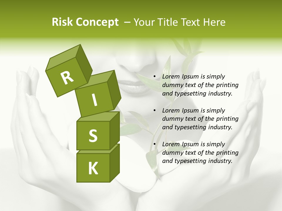 Young Closeup Human PowerPoint Template