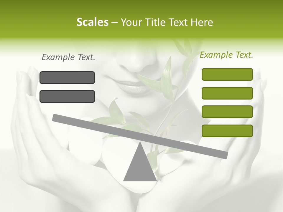 Young Closeup Human PowerPoint Template