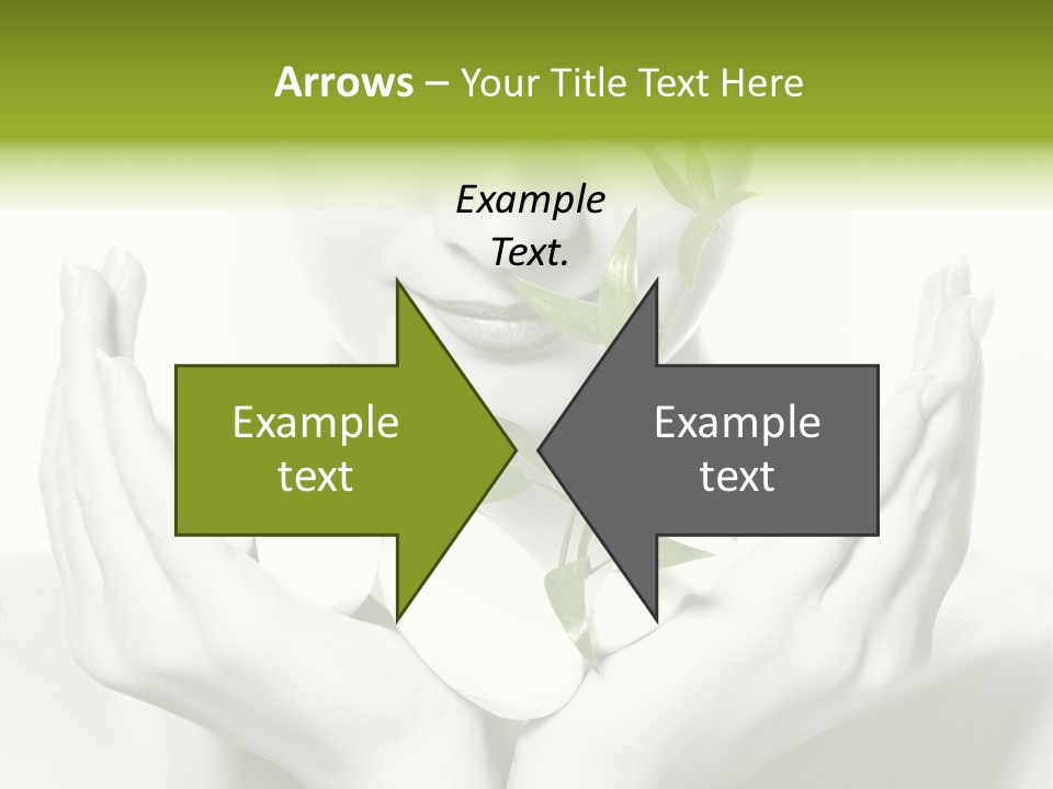 Young Closeup Human PowerPoint Template