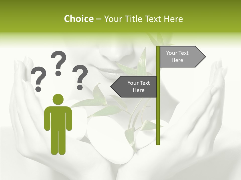 Young Closeup Human PowerPoint Template