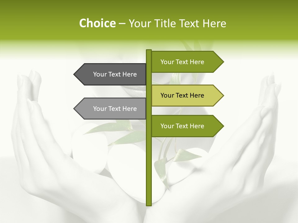 Young Closeup Human PowerPoint Template