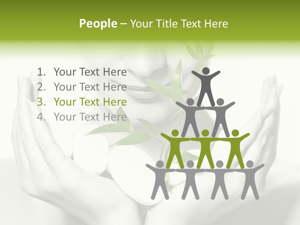 Young Closeup Human PowerPoint Template