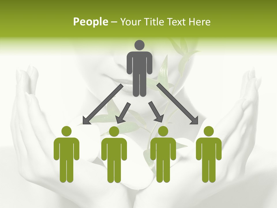 Young Closeup Human PowerPoint Template