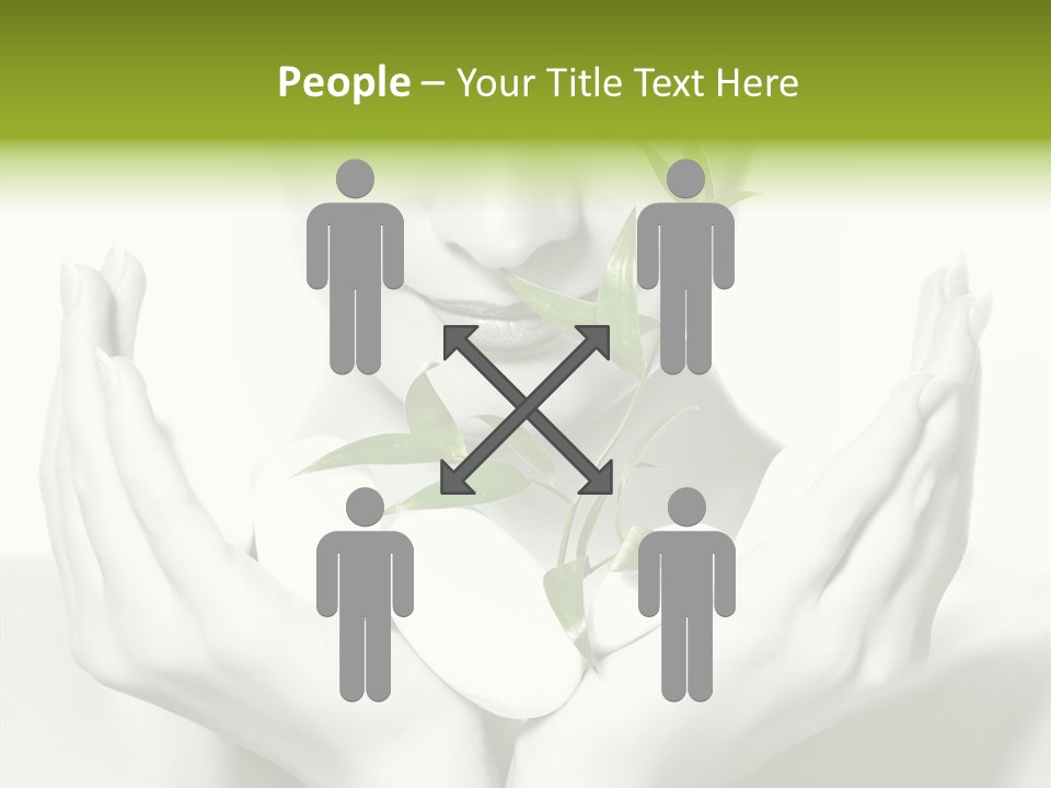 Young Closeup Human PowerPoint Template