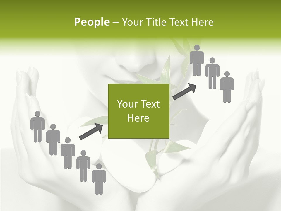 Young Closeup Human PowerPoint Template