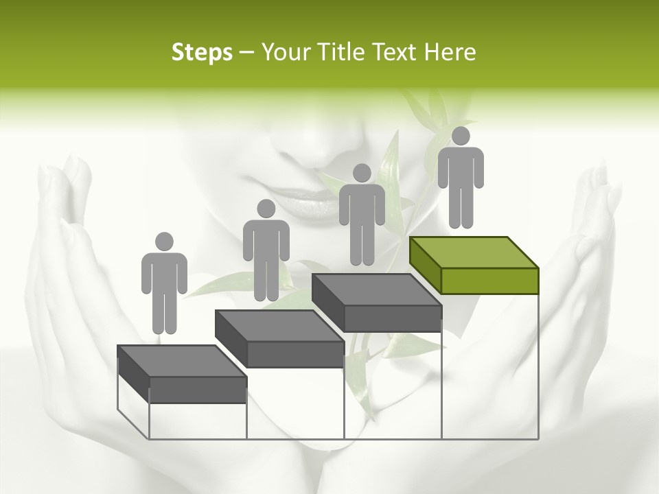 Young Closeup Human PowerPoint Template