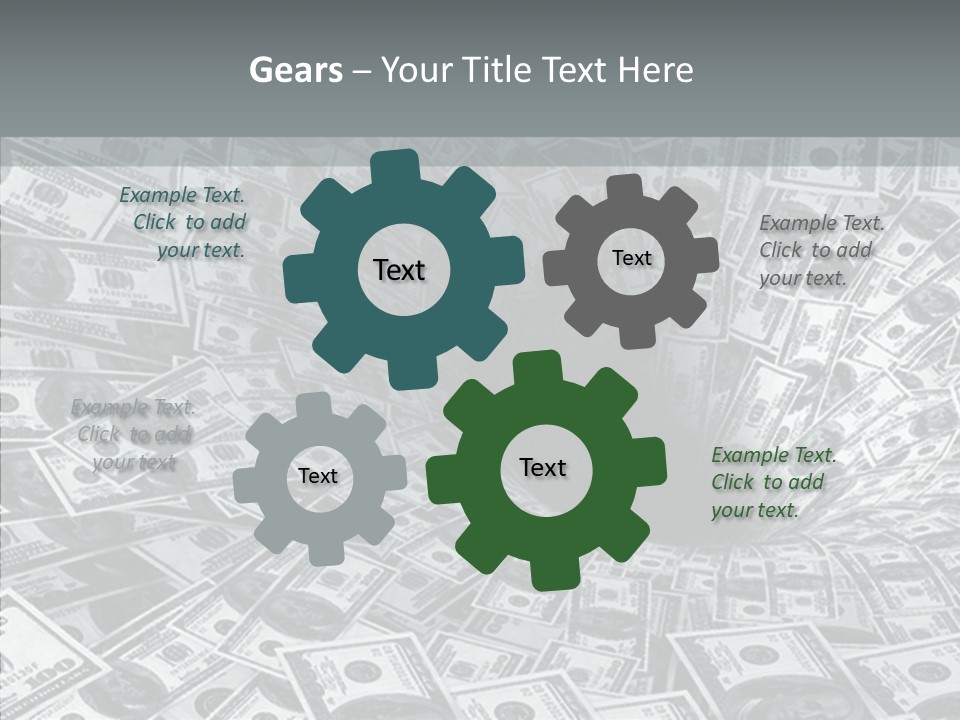 Female Caregiver Old PowerPoint Template