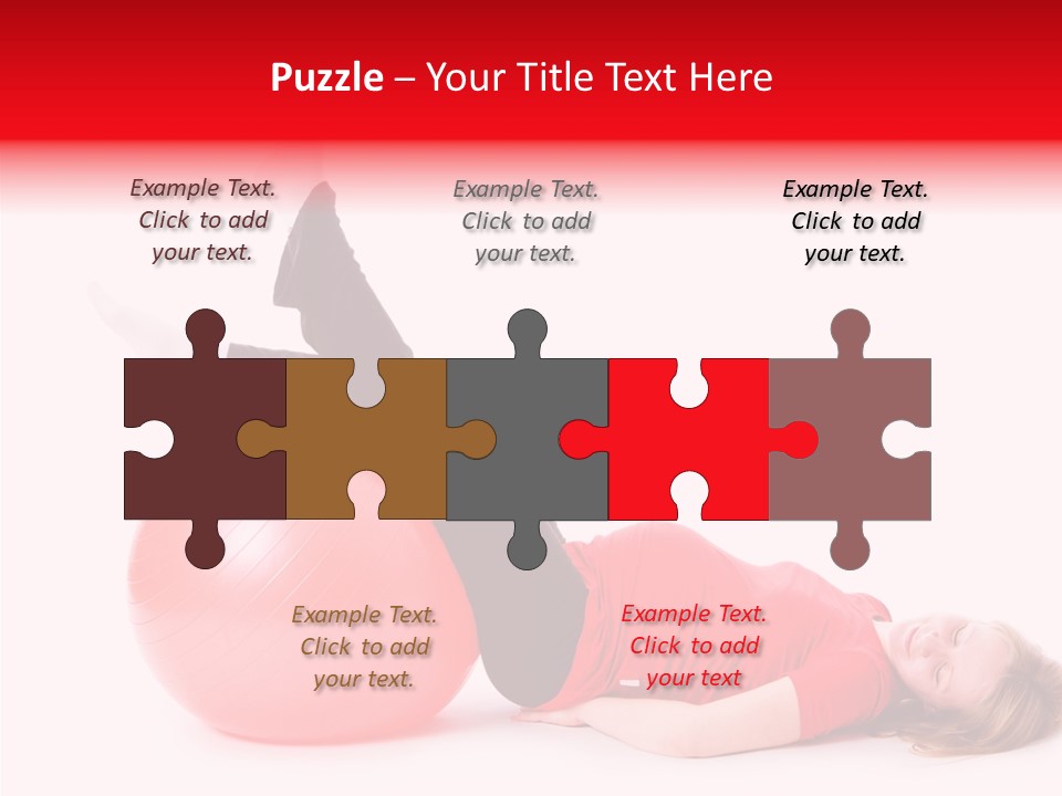 Elderly White Caregiver PowerPoint Template