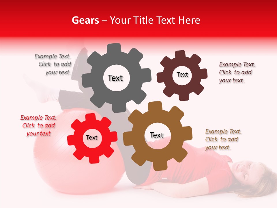 Elderly White Caregiver PowerPoint Template