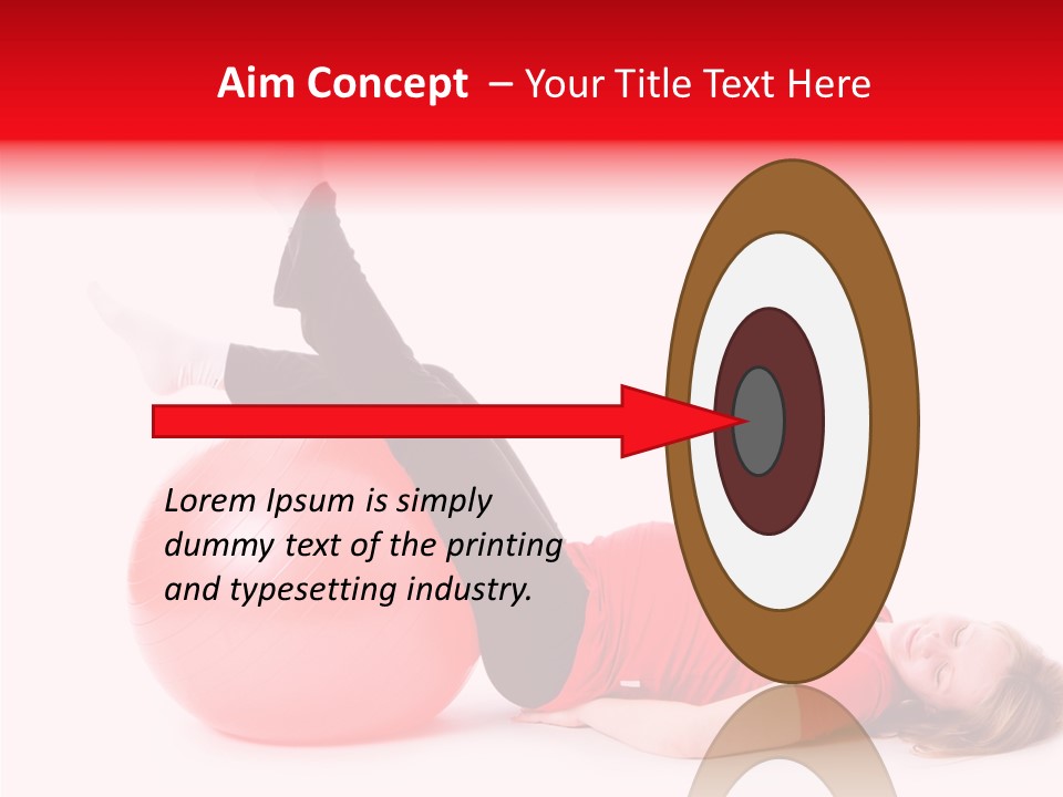 Elderly White Caregiver PowerPoint Template