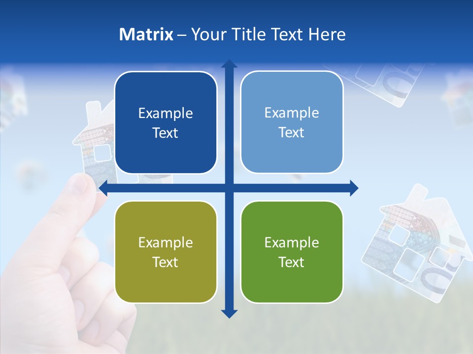 Hand Caregiver Senior PowerPoint Template