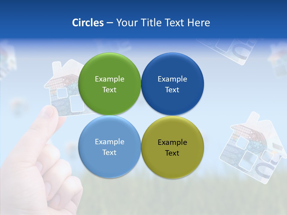 Hand Caregiver Senior PowerPoint Template