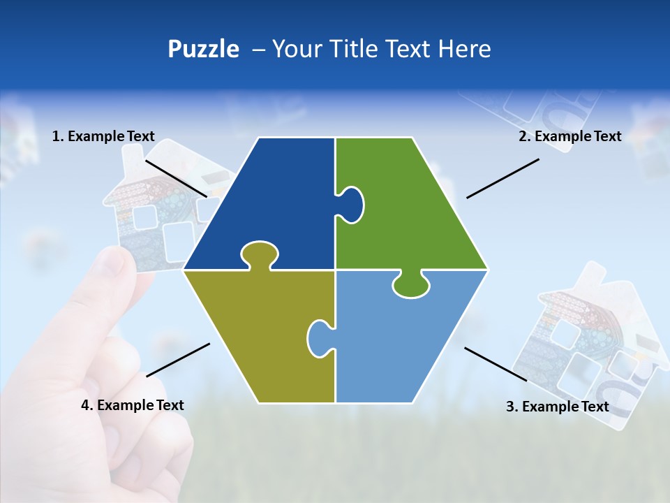 Hand Caregiver Senior PowerPoint Template