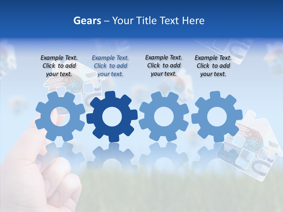 Hand Caregiver Senior PowerPoint Template