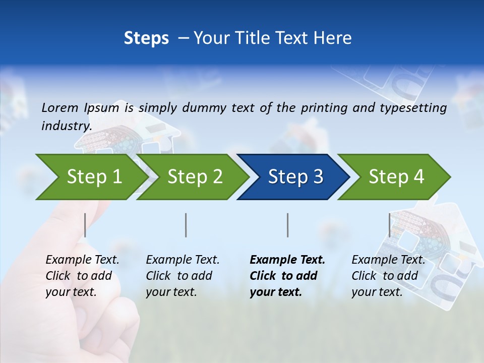 Hand Caregiver Senior PowerPoint Template