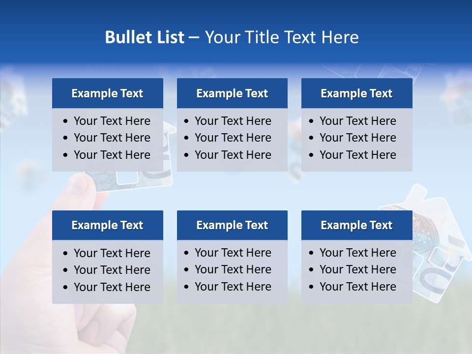Hand Caregiver Senior PowerPoint Template