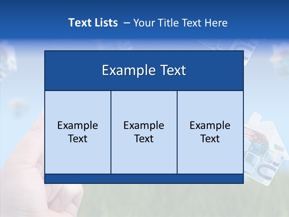 Hand Caregiver Senior PowerPoint Template