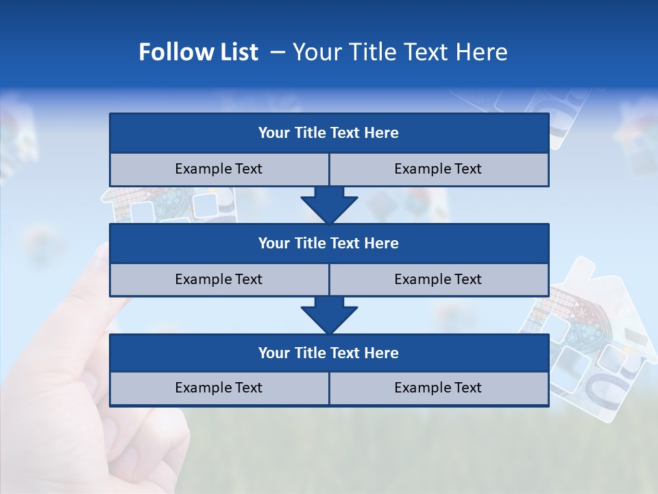 Hand Caregiver Senior PowerPoint Template
