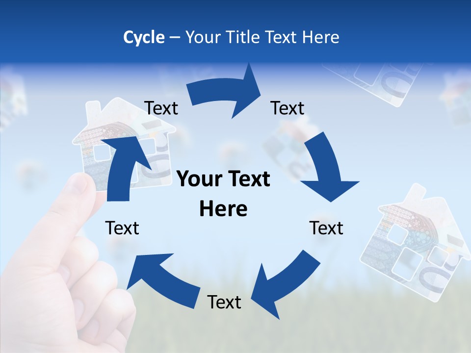 Hand Caregiver Senior PowerPoint Template