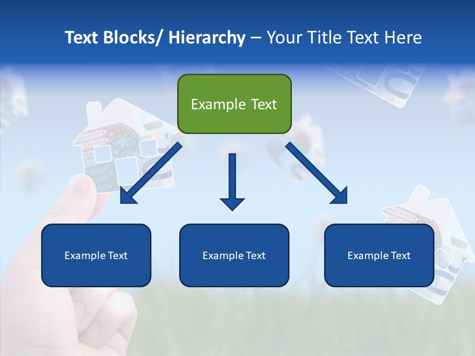 Hand Caregiver Senior PowerPoint Template