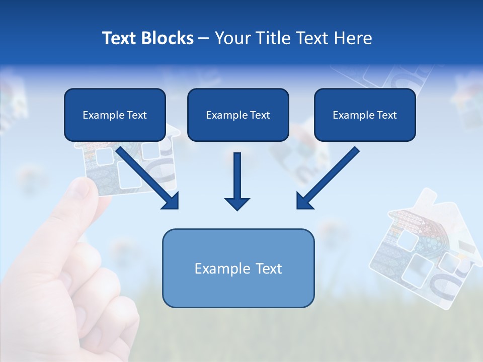Hand Caregiver Senior PowerPoint Template