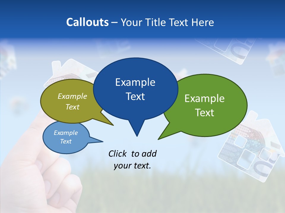 Hand Caregiver Senior PowerPoint Template