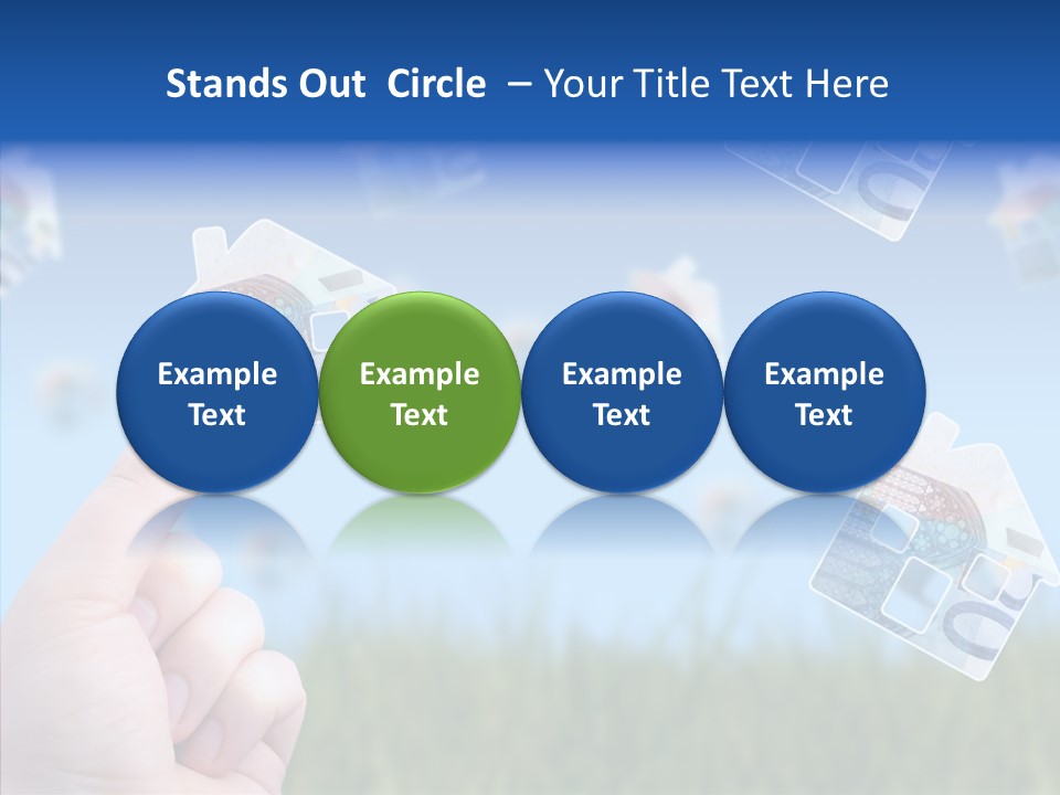 Hand Caregiver Senior PowerPoint Template