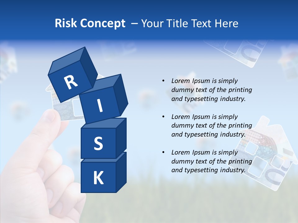 Hand Caregiver Senior PowerPoint Template