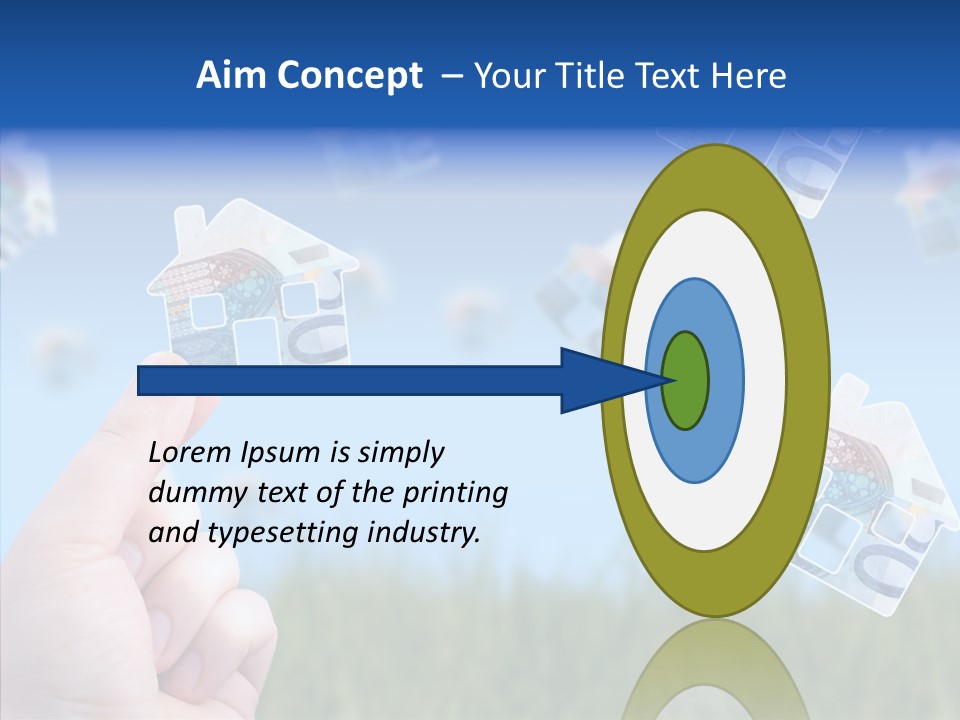 Hand Caregiver Senior PowerPoint Template