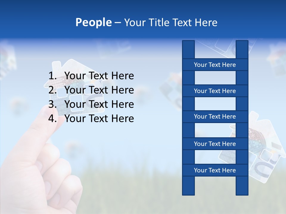 Hand Caregiver Senior PowerPoint Template