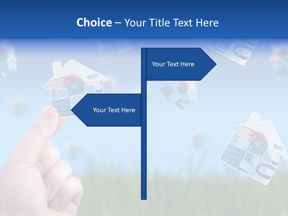 Hand Caregiver Senior PowerPoint Template