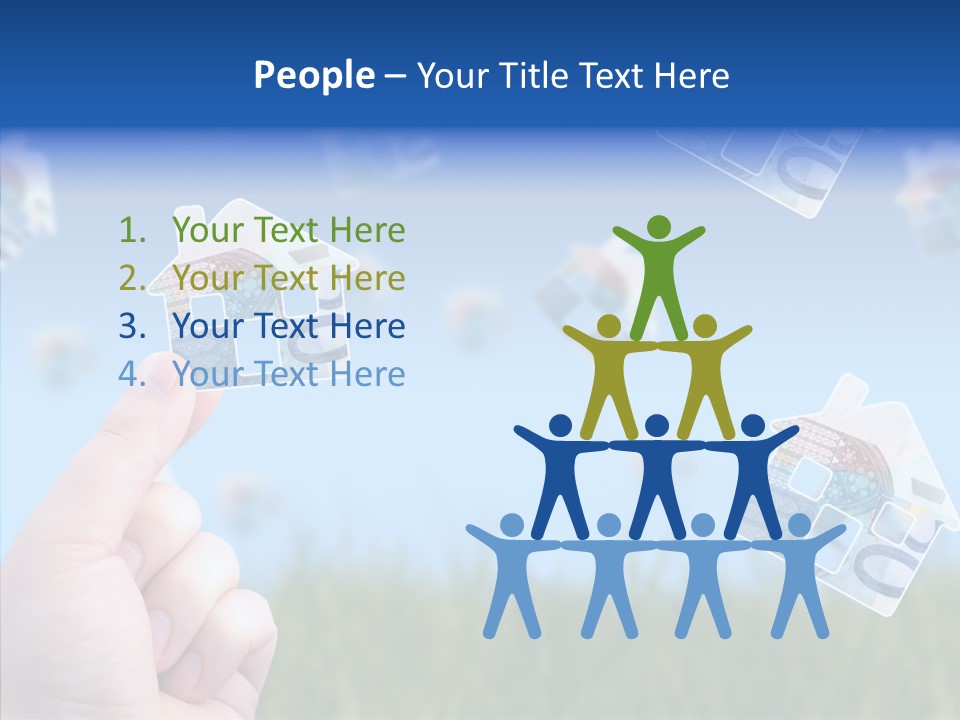 Hand Caregiver Senior PowerPoint Template