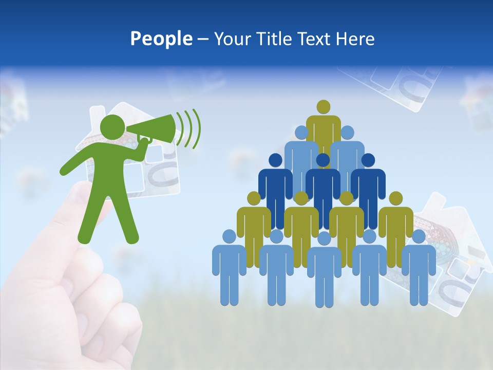 Hand Caregiver Senior PowerPoint Template