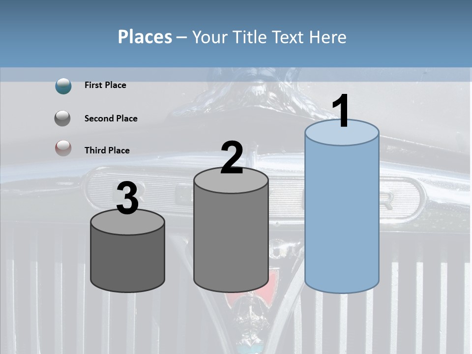 White Hand Senior PowerPoint Template