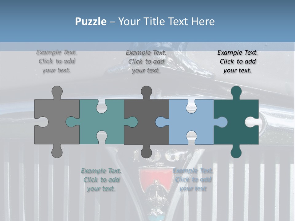 White Hand Senior PowerPoint Template