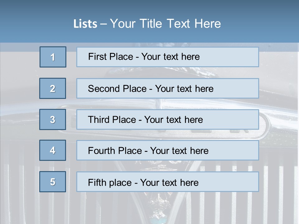 White Hand Senior PowerPoint Template
